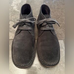 John Varvatos USA, Black Suede Chukka Boots, Men’s Size US 8